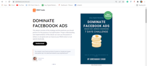 Free ebook for Facebook ad optimization